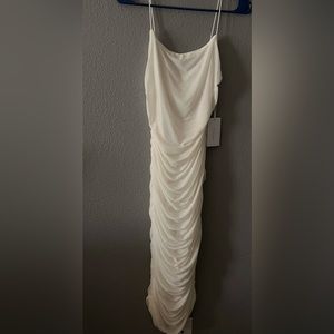 Fashion Nova sz m, ruched dress